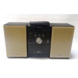 SONY MINI HI-FI MUSIC SYSTEM model HCD-EH26, comprising a CD player, tuner and cassette player, with