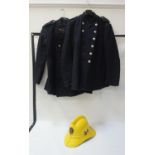 1960s GLASGOW FIRE DEPARTMENT LEADING FIREFIGHTERS TUNIC and a period Watch Manager tunic, with