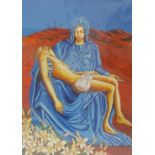ED O'FARRELL La Pieta, limited edition print, signed and numbered 14/200, 58.5cm x 44cm