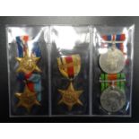 WWII BRITISH MEDAL GROUP comprising 1939-45 Star; Africa Star with '8th Army' clasp, France and