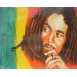 ED O'FARRELL Bob Marley, limited edition print, signed and numbered 2/200, 28cm x 33.5cm