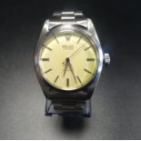 GENTLEMAN'S VINTAGE ROLEX OYSTER WRISTWATCH from 1957 and marked to the inside of the back 1957,