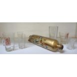 SELECTION OF SCOTTISH GLASSWARE including glasses from Glasgow International Exhibition 1901