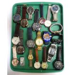 SELECTION OF LADIES AND GENTLEMEN'S WRISTWATCHES including Hugo Boss, Seiko, Sekonda, Lotus, Citizen