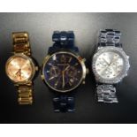 THREE FASHION WRISTWATCHES comprising two by Michael Kors, MK-5971 and MK-6236; and one Marc by Marc