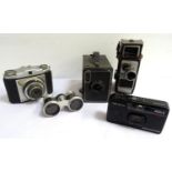 SELECTION OF CAMERAS including two Kodak Brownies, Kodak Six-20 Brownie D, two Kodak Brownie 127'