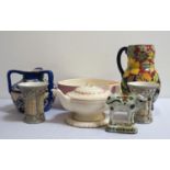 COLLECTION OF CERAMICS including Lady Artist, Gray's Pottery, Royal Swan Babyware, Myott teapot with
