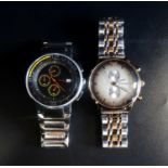 TWO GENTLEMEN'S FASHION WATCHES comprising Emporio Armani model number AR-1721, and Dolce & a