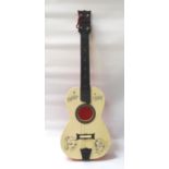 1960s 'TEEN-TIME' PLASTIC GUITAR Made in England, 81cm long