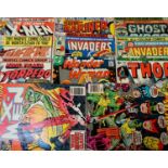 COLLECTION OF MARVEL AND DC COMICS late 1960/80s, Super Heroes include The Invincible Iron Man,