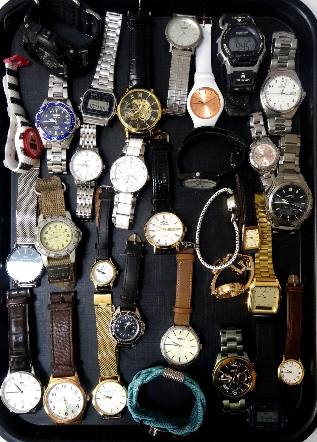 SELECTION OF LADIES AND GENTLEMEN'S WRISTWATCHES including Casio, G-Shock, Sekonda, ice-watch,