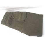 PAIR OF SWEDISH ARMY WOOLEN TROUSERS dated 1954, labelled and marked to inner waistband