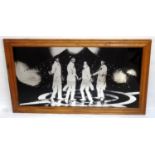 1970s 'BEATLES MAGICAL MYSTERY TOUR' MIRROR by Aspell Saggers & Co.Ltd. 76, 44.5cm x 89.5cm, in