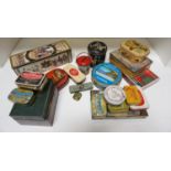 SELECTION OF VINTAGE TINS including Crawford Tartan Shortbread, a Noddy and friends Money Box, The