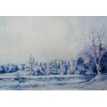 J FREEMAN Bolton Abbey, print, signed and numbered 187/750, 38.5cm x 52.5cm, Lesley W. Dignon,