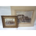 TWO VICTORIAN PHOTOGRAPHS the first 'New Monkland Parish Council, 1896', photographer marked and