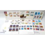 MIXED COLLECTION OF LOOSE FIRST DAY COVERS Channel Islands, Malta, Australia, Canada and Africa,