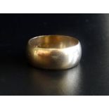NINE CARAT GOLD WEDDING BAND ring size U-V and approximately 6.9 grams