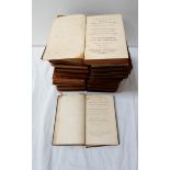 THE WORKS OF Dr. JONATHAN SWIFT Dean of St. Patrick's Dublin, nineteen calf bound volumes, printed