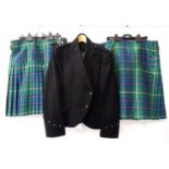 TWO MACINTYRE ANCIENT HUNTING TARTAN KILTS one by The Highland House of Laurie and the other by
