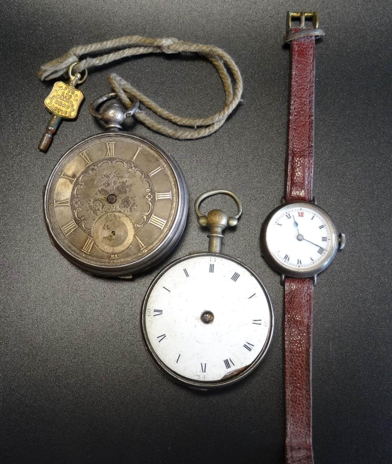 18th CENTURY SILVER PAIR CASED POCKET WATCH by 'Thos Holmes Cheadle 584', Birmingham 1792; a
