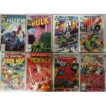 MARVEL COMICS - THE INCREDIBLE HULK, THE INVINCIBLE IRON MAN AND VARIOUS SPIDERMAN EXAMPLES dates