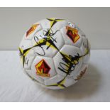 WATFORD FOOTBALL CLUB SIGNED BALL circa late 1990s/ early 2000s, signatures including Nick Wright,