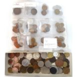 LARGE COLLECTION OF WORLD COINS 19/20th century, noted Montrose Lunatic Hospital halfpenny token