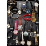 SELECTION OF LADIES AND GENTLEMEN'S WRISTWATCHES including Tissot, Rotary, Swatch, Gant, ice