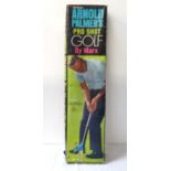 OFFICIAL ARNOLD PALMER PRO SHOT GOLF GAME by Marx, including a tee, green, bunkers, boundary markers