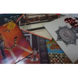 SELECTION OF AMERICANA, PROG ROCK, POP, ROCK AND METAL LP RECORDS including The Ozark Mountain