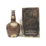 CHIVAS ROYAL SALUTE 21YO Presented in the brown Spode flagon. Chivas Brothers Royal Salute Blended