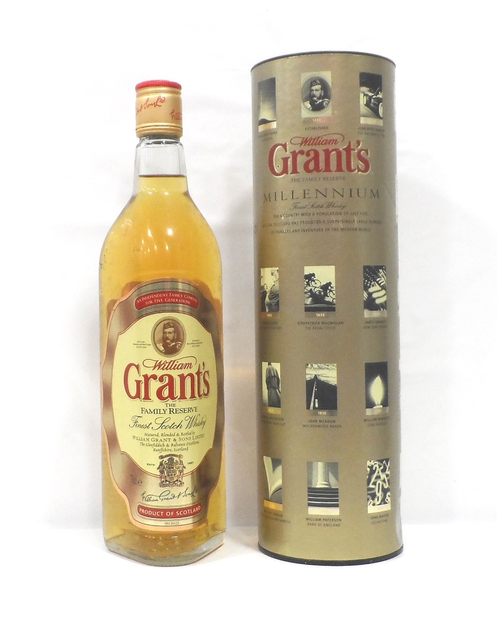 GRANT'S MILLENNIUM A bottle of William Grant's The Family Reserve Millennium Blended Scotch