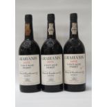 GRAHAMS 1975 VINTAGE PORT A trio of bottles of Vintage Port from the renowned W & J Graham,