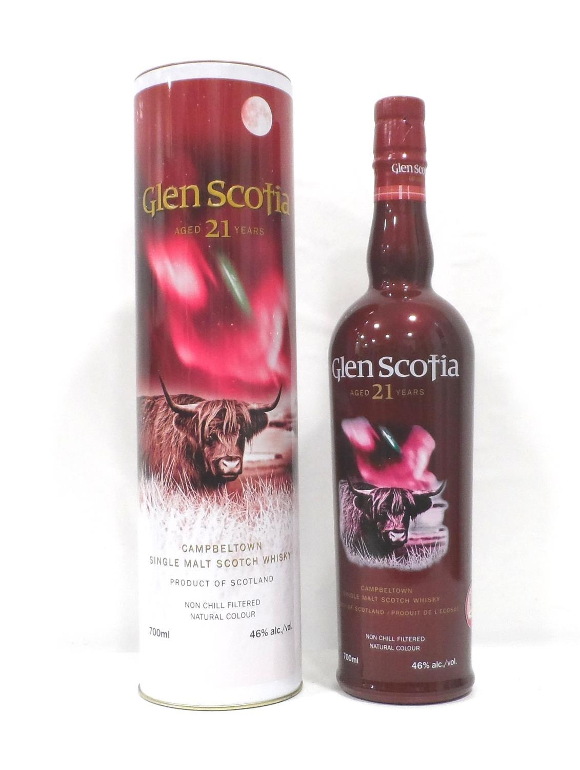 GLEN SCOTIA 21YO A fine example of the Glen Scotia 21 Year Old Single Malt Scotch Whisky in the