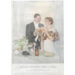 FRAMED WHITBREAD'S ADVERTISING PRINT An advertising print promoting Whitbread's India Pale Ale by