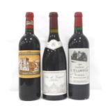 SELECTION OF THREE VINTAGE FRENCH WINES comprising: one CHATEAU DUCRU BEAUCAILLOU GRAND CRU CLASSE
