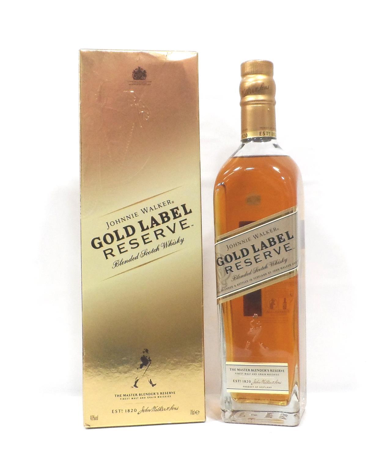 JOHNNIE WALKER GOLD LABEL RESERVE A fine bottle of Johnnie Walker Gold Label Reserve Blended