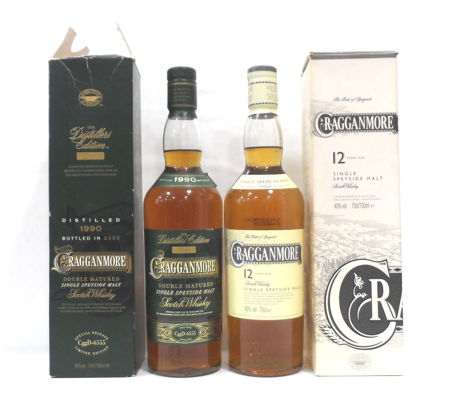 TWO CRAGGANMORE A pair of Cragganmore expressions. First a Cragganmore Distillers Edition Single