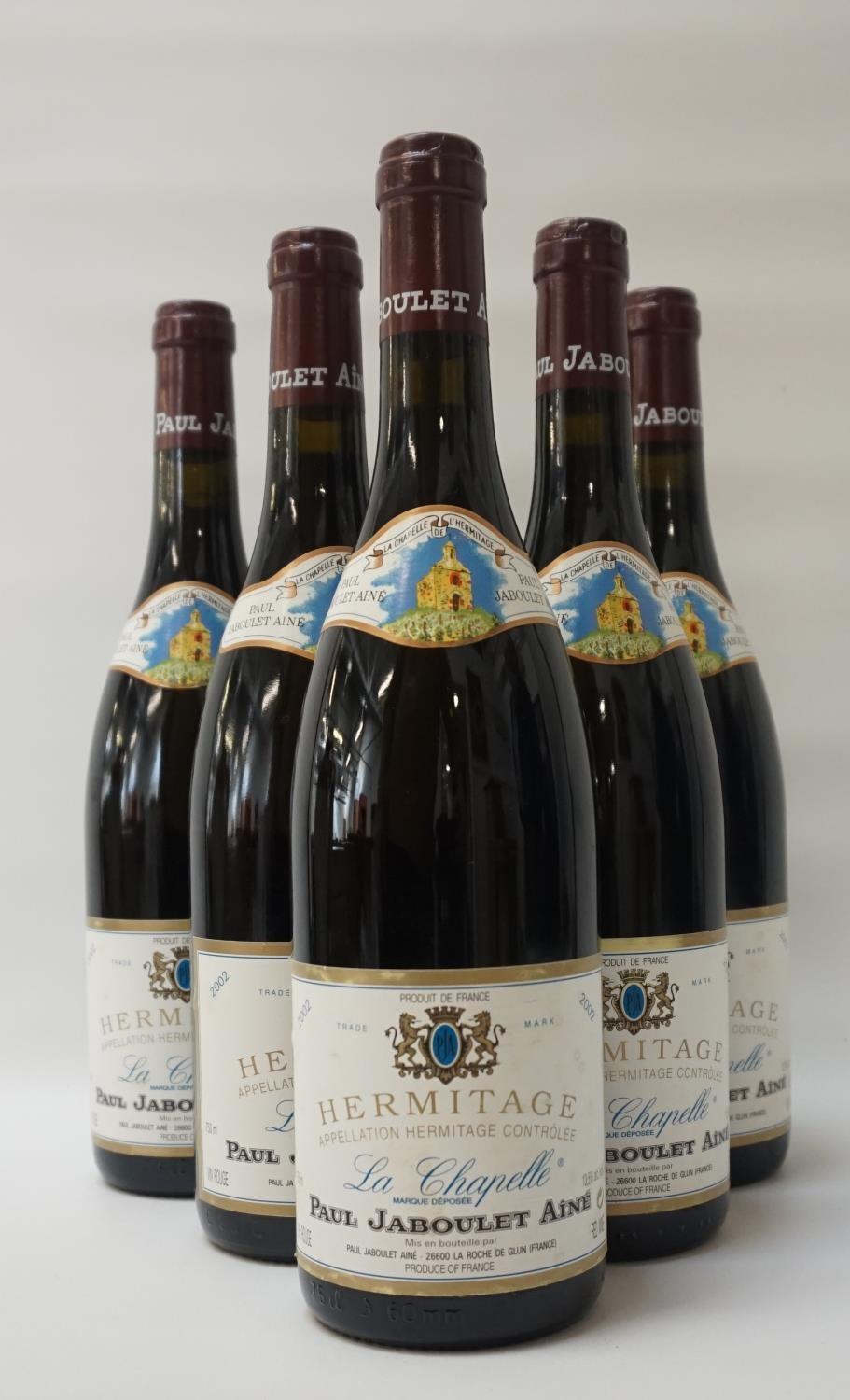 PAUL JABOULET AINE HERMITAGE "LA CHAPELLE" 2002 A case of six bottles of one of the best known wines