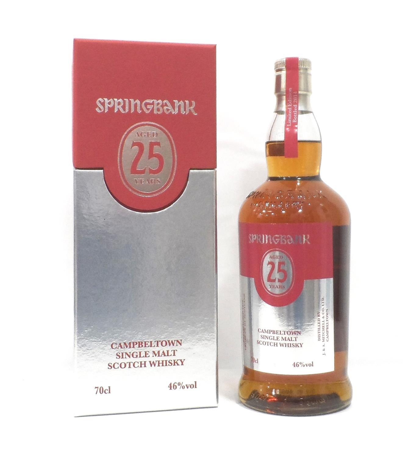 SPRINGBANK 25YO - 2014 RELEASE The folks at Spingbank Distillery are one of the few producers who