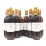 CHATEAU RIEUSSEC 1983 VINTAGE A case of Chateau Rieussec 1er Grand Cru Classe 1983 Vintage