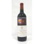 CHATEAU MOUTON ROTHSCHILD 1998 VINTAGE A bottle of the famous Chateau Mouton Rothschild, Pauillac