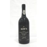 DOW'S QUINTA DO BOMFIM 1984 VINTAGE PORT A bottle of vintage port from the finest estate in the