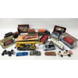 LARGE SELECTION OF DIE CAST AND OTHER VEHICLES some boxed, including Dinky, Corgi, Matchbox, Days