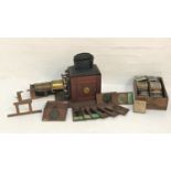 NEWTON & CO. MAGIC LANTERN PROJECTOR marked 'Opticians to His Majesty the King and the Government. 3
