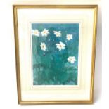 GILLIAN PARSONS Japanese Anemones, Signed Limited Edition Print, 19/100, 39cm x 28.5cm