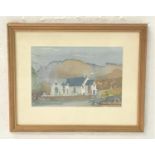 ALAN McDONALD RIAS Drymen Parish Church Sirlingshire, watercolour, signed and dated April 08, 18.5cm