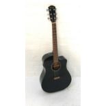 FENDER ELECTRIC ACOUSTIC GUITAR with black body model DG60CEBK, serial number CC131003659