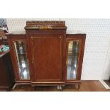 A CONTINENTAL KINGWOOD AND GILT BRASS MOUNTED SIDE CABINET,